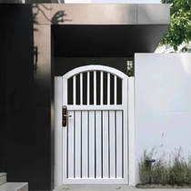 Customized courtyard aluminum art Nordic garden small courtyard door outdoor iron art aluminum alloy courtyard door stainless steel country courtyard door