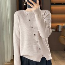 2024 spring new sweater female crewneck pullover knitted