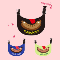Pet dog saliva scarf adjustable medium and large dog bib Samoyed Golden Retriever Alaska saliva scarf