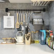 Thickened space aluminum hook home kitchen S-shaped hook door hanger hook no need to punch no trace flat hook