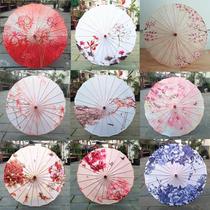 Oil-paper umbrella dance performance umbrella female antique umbrella dance umbrella cheongsam catwalk rainproof wedding decoration Hanfu umbrella