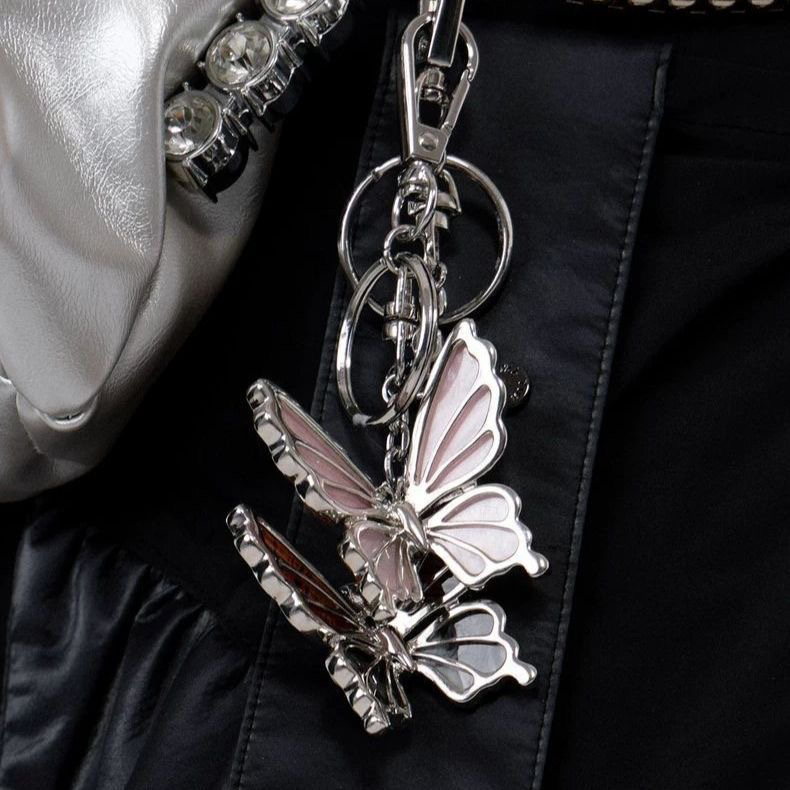 The Butterfly Keychain That Directly Transcends the Ordinary! a Niche Design Keychain for Bags