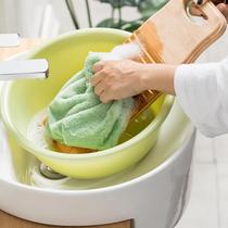 Bamboo washboard thickened non-slip hand-washed laundry washboard large water-gathering curved washboard penalty kneeling board