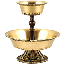 Quick-release pure copper guardian cup large glossy holy water cup tantric supplies for Buddha cup Tibetan-style water supply cup in front of Buddha