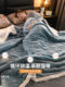 German plush three-layer thickened flannel coral velvet blanket winter warm milk lamb velvet blanket sofa bed cover