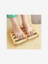 Wooden home reflexic massage roller foot foot foot point wooden plantar leg ball bearing massage for home