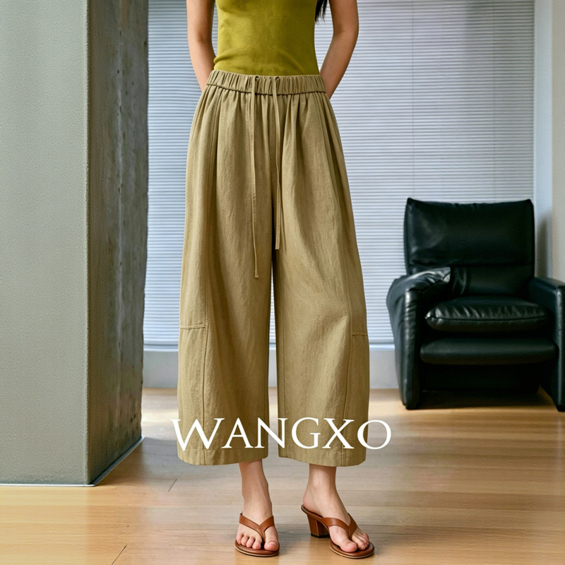【Enjia】【52】New Summer Style Loose-Fitting Slimming Drawstring Waist Casual Pants 26726705 【Enjia】【52】New Summer Style Loose-Fitting Slimming Drawstring Waist Casual Pants 26726705