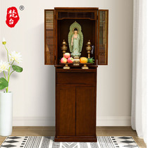 New Chinese style Buddhist niche standing cabinet for household Buddhist altar shrine God of Wealth Buddha cabinet economical shrine