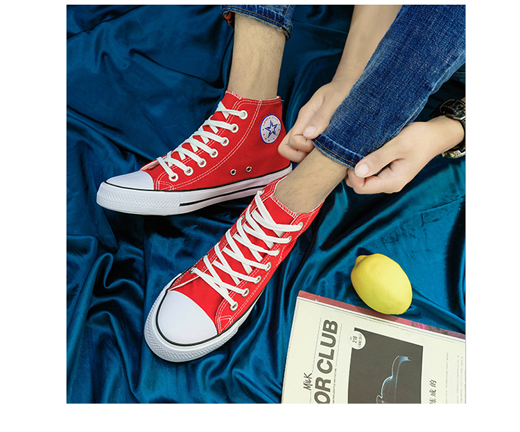 Mùa hè 2019 mới giày cao gót cao cấp phiên bản nam Hàn Quốc của giày đế xuồng hoang dã giày sinh viên Gaobang xu hướng giày - Plimsolls giày sneaker nam chính hãng