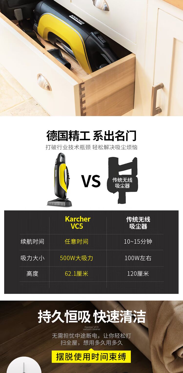 Máy hút bụi gia đình Đức Karcher nhỏ cầm tay đa chức năng cực kỳ êm ái ngoài dụng cụ cầm tay mạnh mẽ robot medion 18501