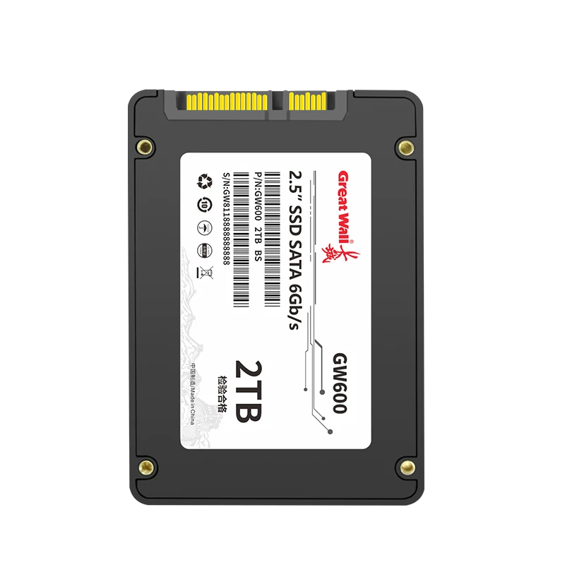 Большая стена 4ТБ твердотельный диск SATA3 высокоскоростной интерфейс подходит для ноутбуков и настольных ПК Большой емкости SSD накопитель