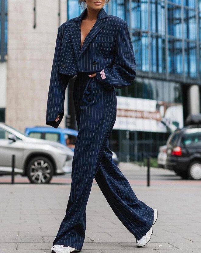 Стильные костюмы women's pant suits 2023 autumn fashion sreet ladies office w
