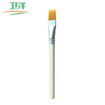 Weiyang WYS-2421 wood color short handle brush industrial wooden handle nylon filament short gap brush cleaning brush fine