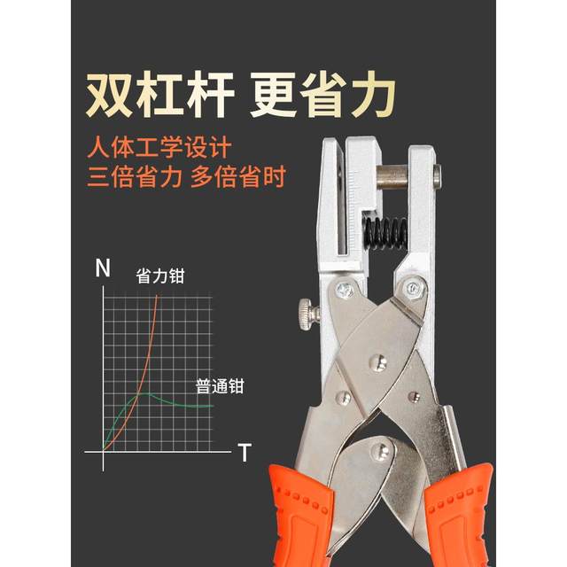 Manual punching pliers edge sealing strip cap punching pliers woodworking hole puncher edge sealing strip pliers woodworking tools