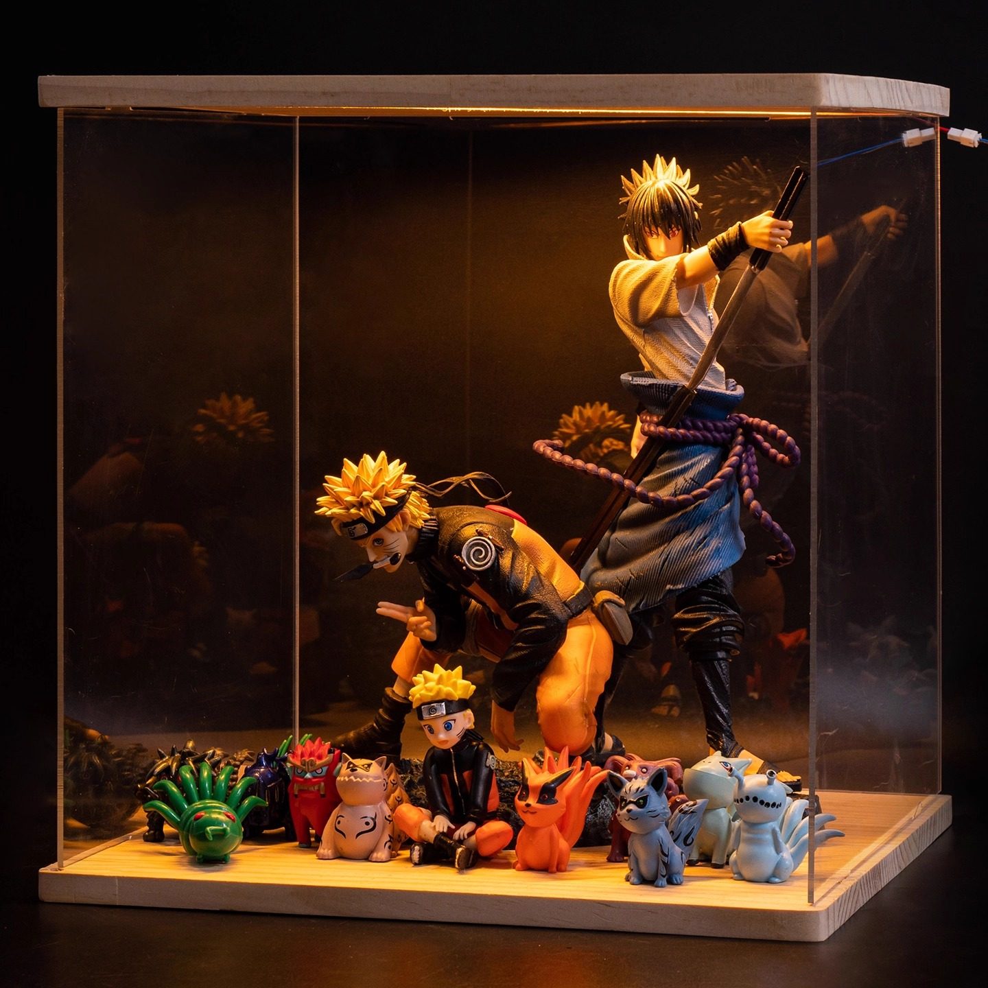 NARUTO -ナルト- 疾風伝 ナルト、サスケ、ヒナタ、イタチのうちはのフィギュア - 友達への誕生日プレゼントに最適です。