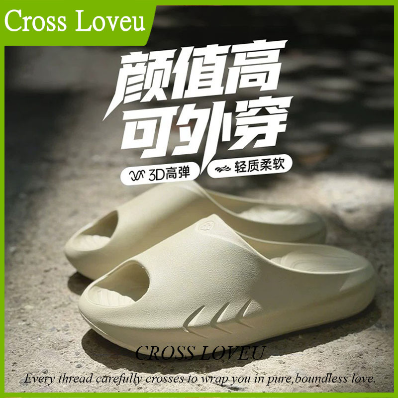 Cross Loveu Little Shark Slippers Basketball Couple Swimming Men's Sandals Eva Outdoor Beach Shoes Sports Shoes