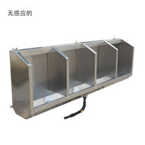 Stainless steel urinal wall-mounted urinal school bathroom wall-mounted partition urinal induction