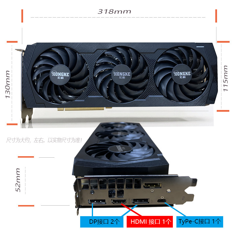 Видеокарта Nvidia RTX 2080Ti 22G два вентилятора