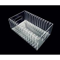 Desktop CD rack CD shelves CD desktop containing frame disc containing box display shelves upscale transparent