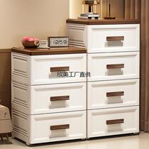 Xinjiang Tibet drawer storage cabinet chest of drawers plastic cabinet thickened locker storage living room home