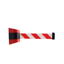 Juyuan JUYUAN plastic wall-mounted cordon red and black shell red and white with wall-mounted isolation belt telescopic belt row