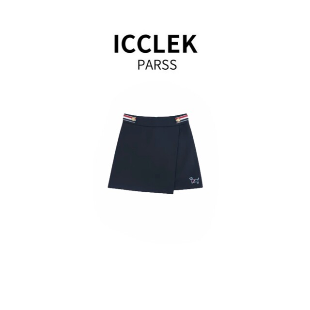 Icclek Parss 2025 Spring and Summer New Fashion Versatile Slimming Skirt High-Waisted Versatile Skirt-1283