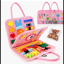 Wholesale Montessori education childrens felt busy DIY busy board early education learning board educational toys felt learning board