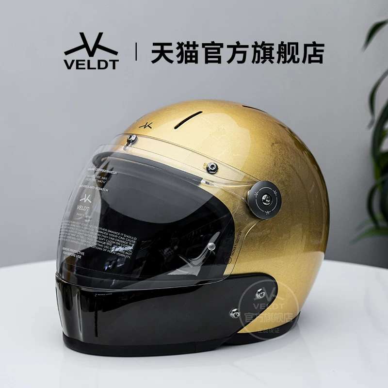 Карбоновый ретро-шлем VELDT подходит для мотоциклов с полной защитой Triumph Harley, комбинированный шлем Velт