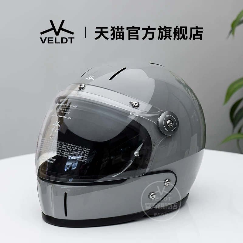 Карбоновый ретро-шлем VELDT подходит для мотоциклов с полной защитой Triumph Harley, комбинированный шлем Velт
