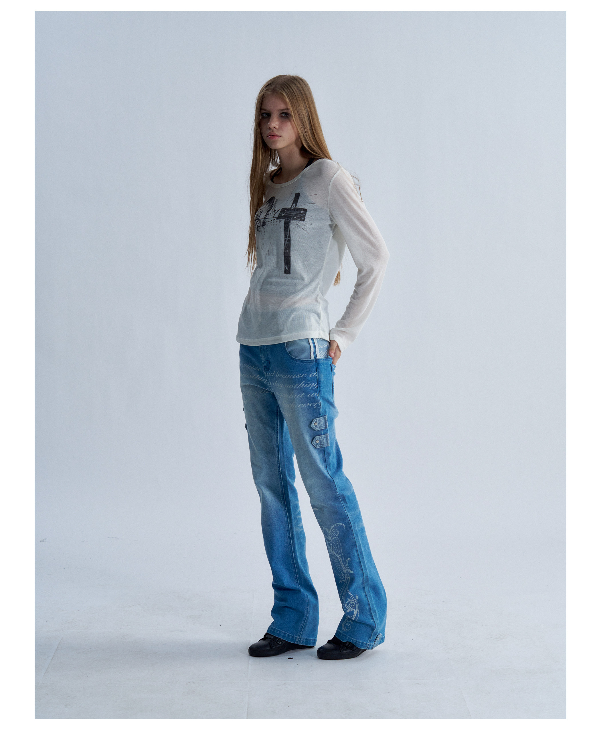 PAIKI Reverse Washed Slim-Fit Jeans