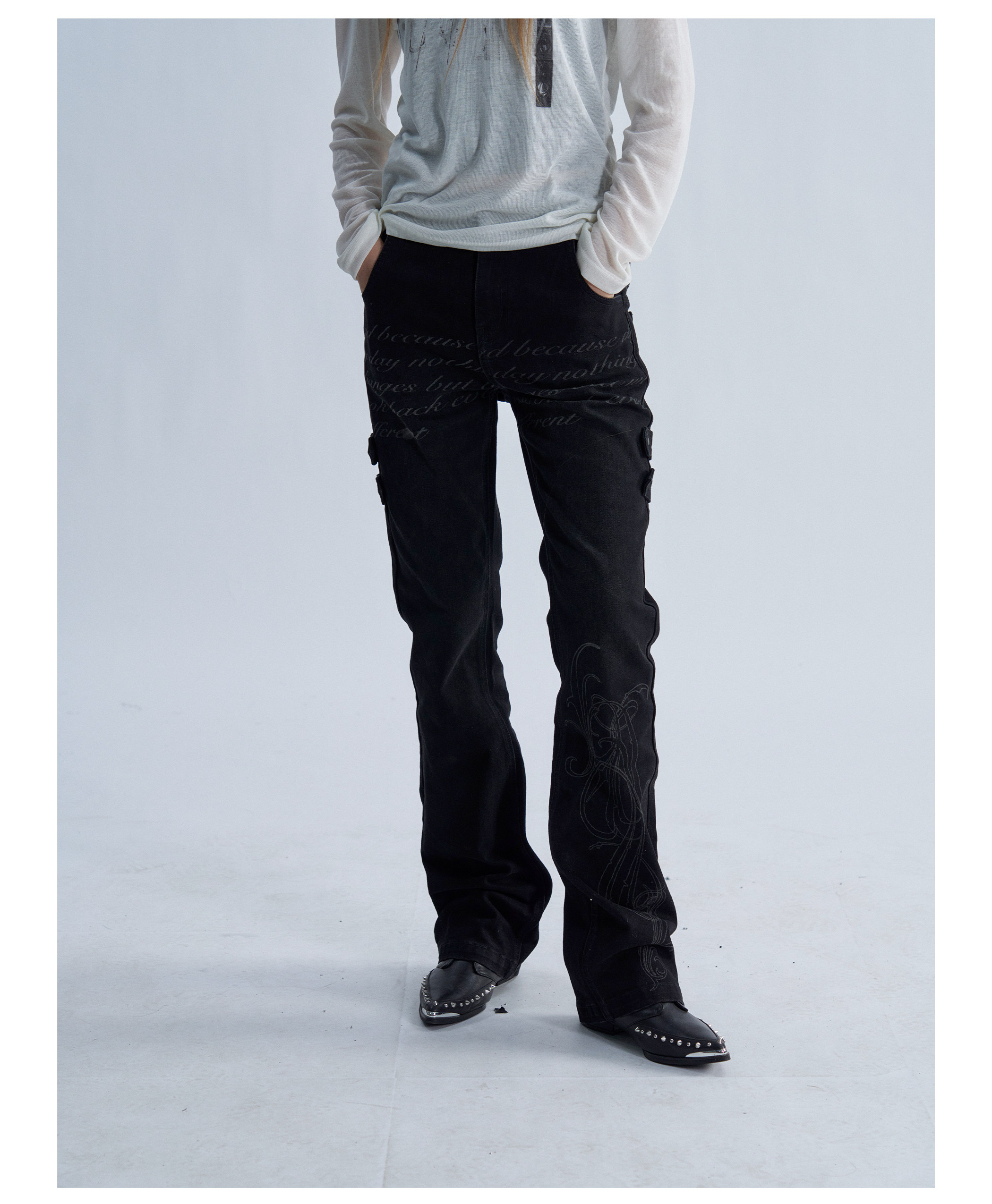 PAIKI Reverse Washed Slim-Fit Jeans