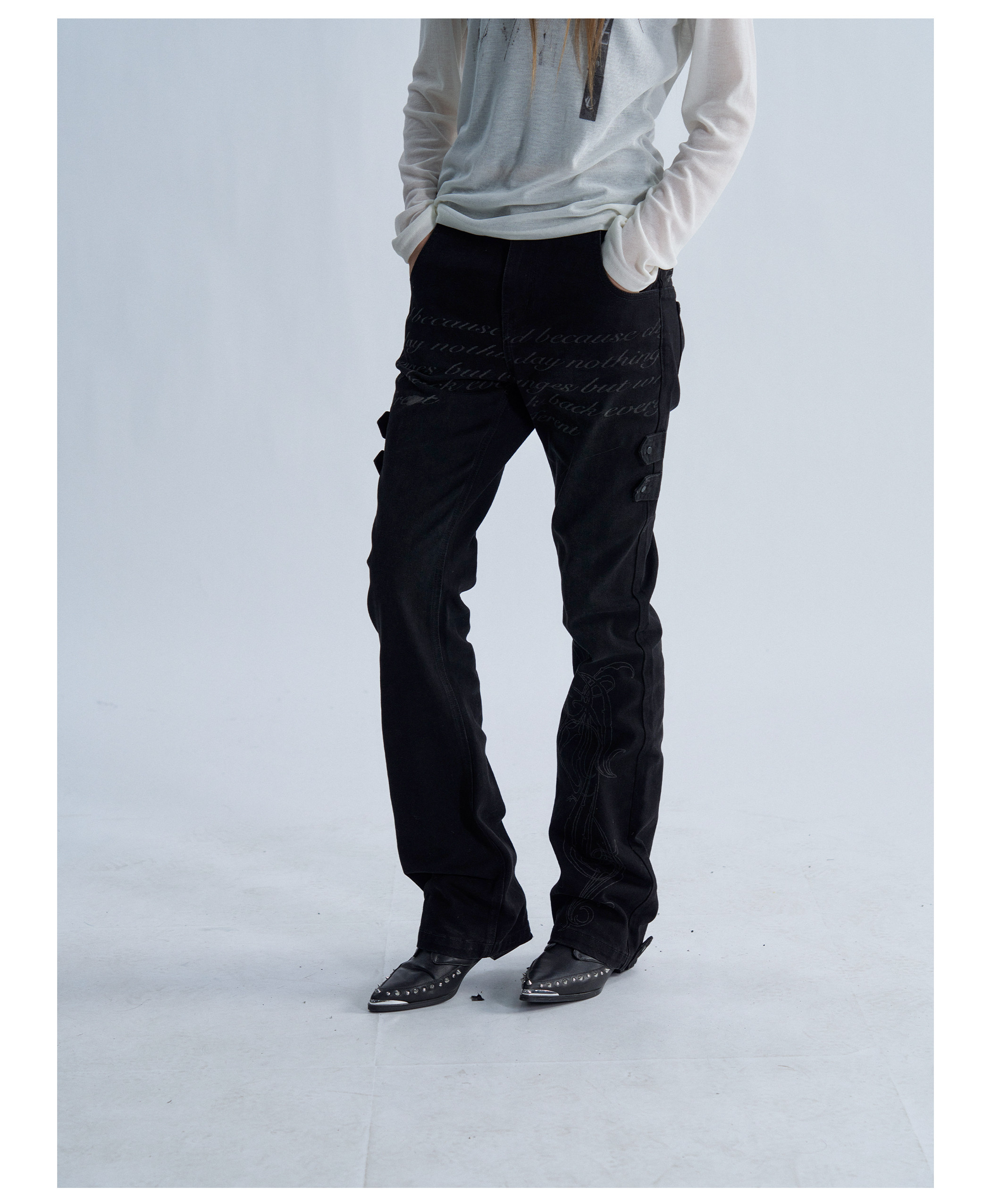 PAIKI Reverse Washed Slim-Fit Jeans