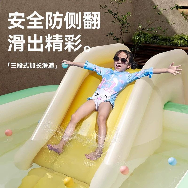 Inflatable swimming pool, aqua park, Great Britain, increased thickness