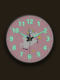 Rainbow Horse Living Room Bedroom Home Luminous Early Education Wall Clock Cartoon Children's Clock Fashionable Radio Controlled Wall Clock