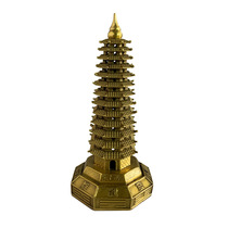 Source Brass Bagua Wenchang Tower 99th Floor 1313th Floor Wenchang Tower Ornaments