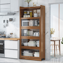 Xinjiang Tibet kitchen rack floor-standing multi-layer storage cabinet storage cabinet with door bowl cabinet layered rack