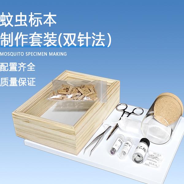 蚊虫标本制作套装双针法工具二重针插法套装疾控蚊虫标本制作