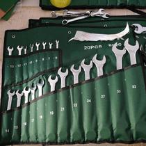 Ratchet open-end dual-purpose wrench set 6-32 8-24 set one end open and one end plum blossom with 72 teeth speed