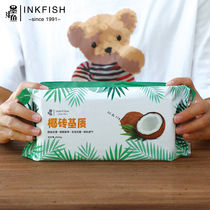 Cuttlefish coconut bran brick coconut brick nutritious soil desalination flower soil flower planting vegetable succulent soil peat upgraded version 650g