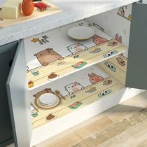 Cabinet oil-proof stickers can be glued to waterproof dust-proof and moisture-proof pads drawer cabinets shoe cabinets furniture renovation and protection film stickers