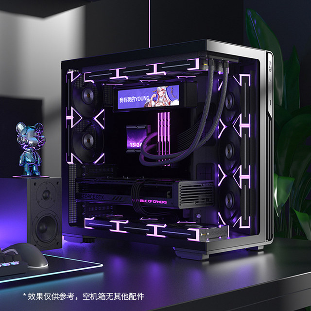 Patriot Star Sky Screen Display Edition Atx Sea View Room Case Desktop Back-Plug Motherboard 360 Water Cooling Desktop Case