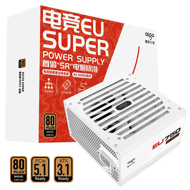 Patriot Power Supply Eu Super550/650/750/850W All-Japanese Capacitor Desktop Computer Power Supply