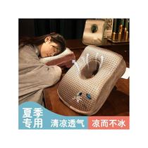 2024 new nap ice silk pillow special pillow for sleeping on the stomach primary school student office lunch nap pillow pillow for sleeping on the stomach