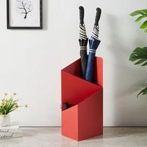 Nordic Home Umbrella Rack Entrance Hall Umbrella Containing Rack Shop Commercial Umbrella Barrel Creative Metal Umbrella Stand