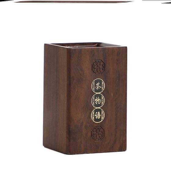 Tea Ceremony Utensils Six-Piece Set, Single Tea Container, Complete Set of Kung Fu Tea Accessories, Tea Tray, Desktop Storage Container, Tea Brewing Tools