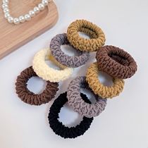 High ponytail hair rope thickened and high elastic hair rope 2024 new high-end hair band hair tie for women