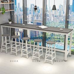 Wall Bar Table High Table Minimalist For Home Living Room Balcony Small Bar Long Table Milk Tea Shop Table and Chair Combination