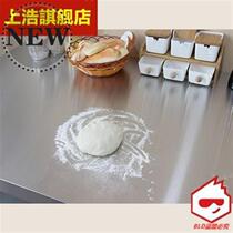 Internet celebrity stainless steel three-layer operating table hotel kitchen v cutting table packaging table top hotel workbench commercial