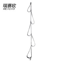 Flat belt rope ladder load-bearing mountain climbing protection ladder foot ladder webbing ladder flat belt rope