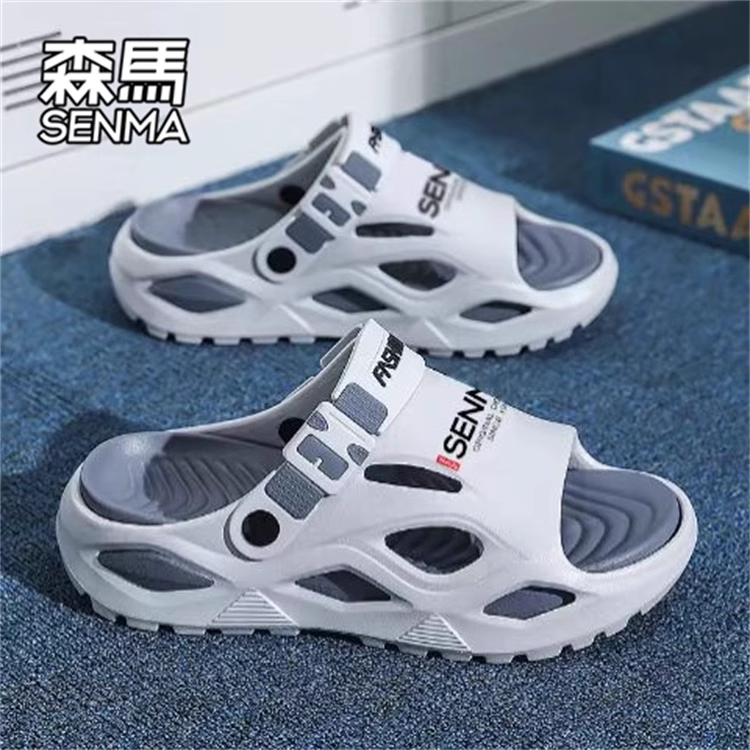 Сандалии Semir, мужская летняя одежда, нескользящие пляжные сандалии на толстой подошве для подростков, спортивные сандалии для вождения